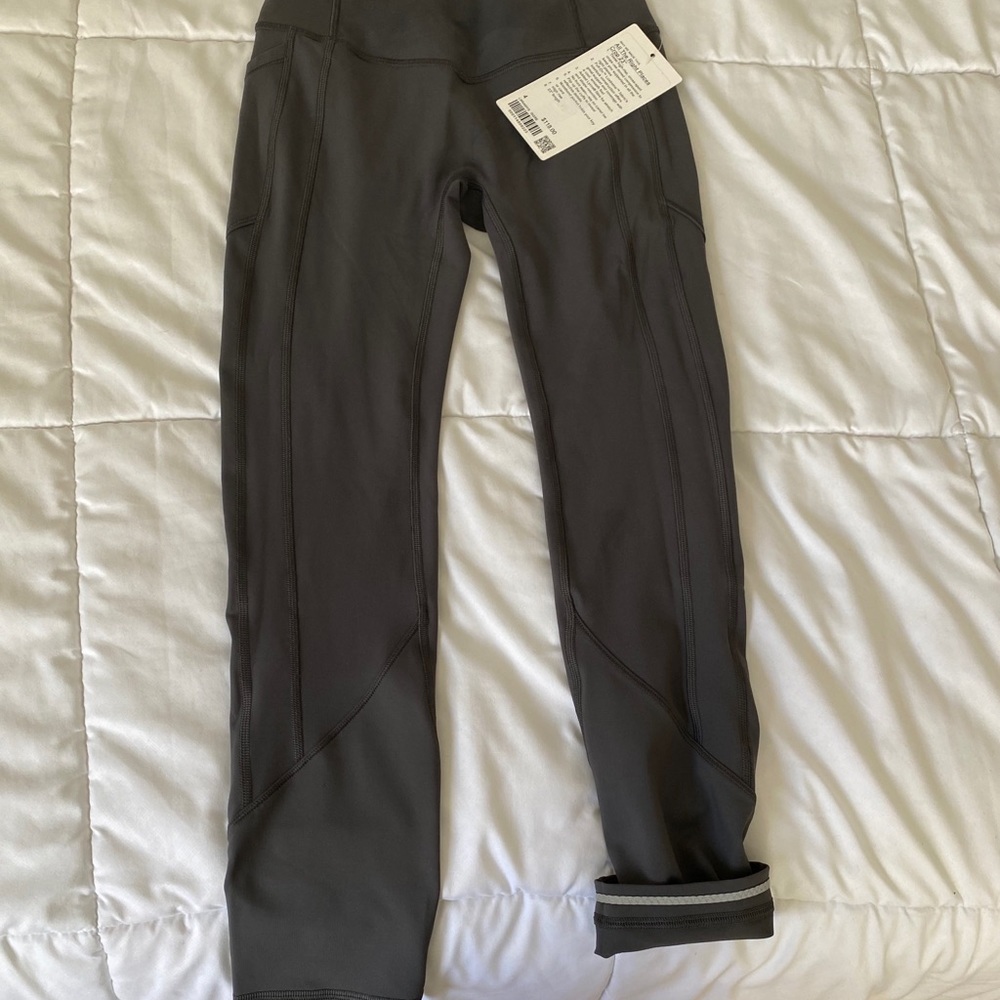 All The Right Places Crop 23” Size 4 Grey, Tags On